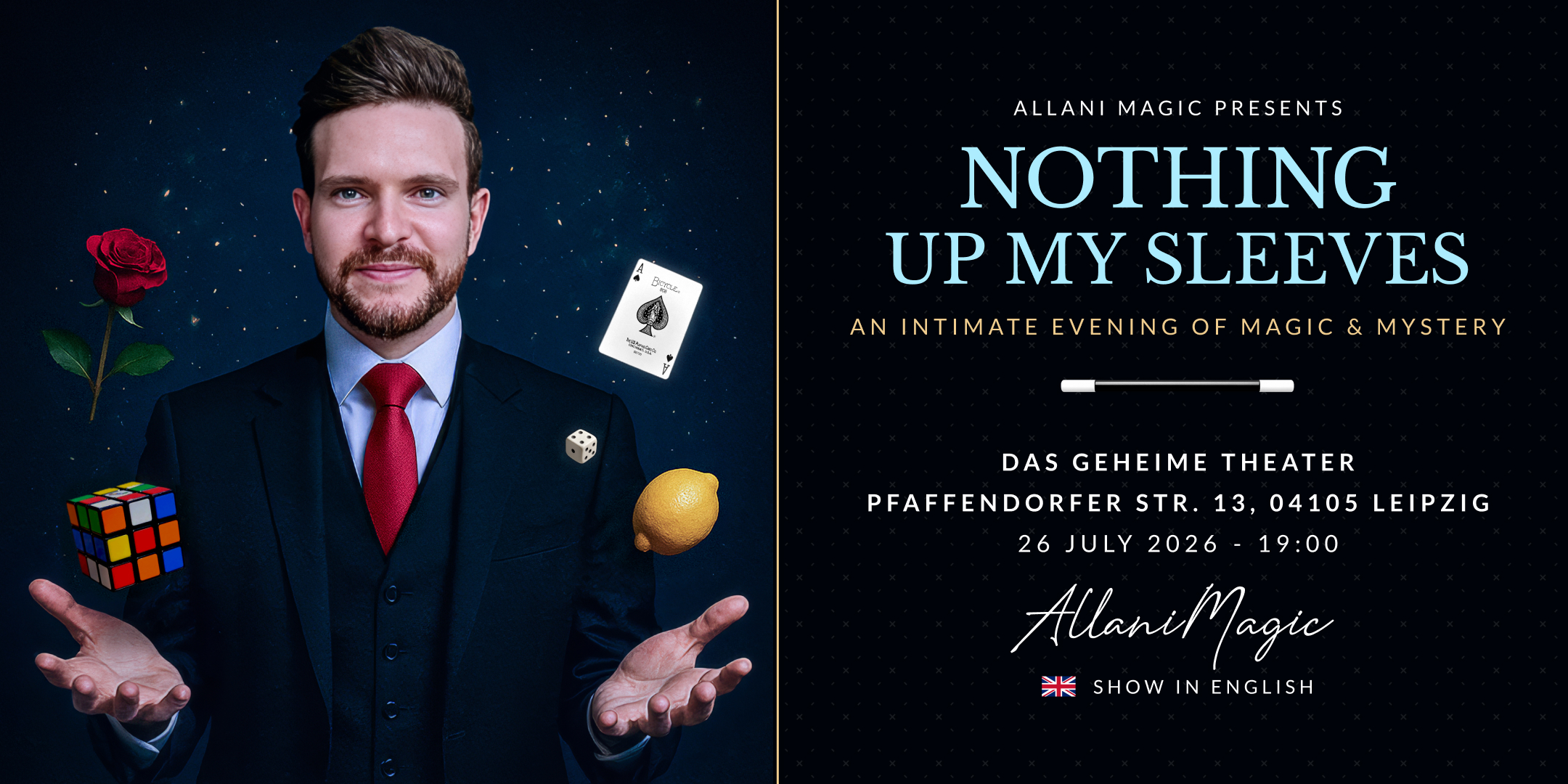 Landscape image of Bassem Allani's Magic Show